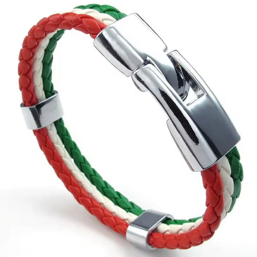 Banio Italiaanse Vlag Bangle Armband