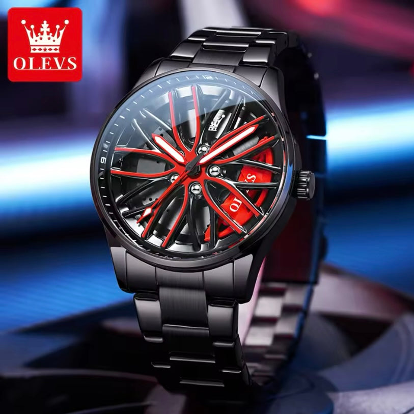 Roterende Wiel Horloge