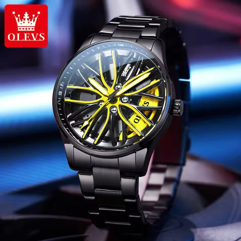 Roterende Wiel Horloge