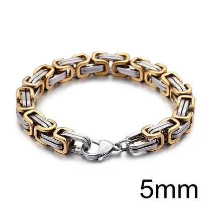 UrbanSteel armband in goud met luxueus Dubai Ketting design