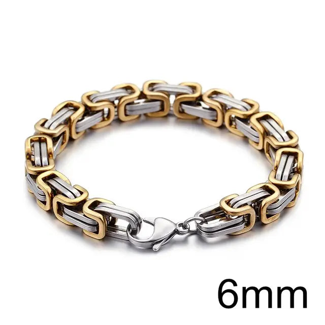 UrbanSteel armband in goud met luxueus Dubai Ketting design