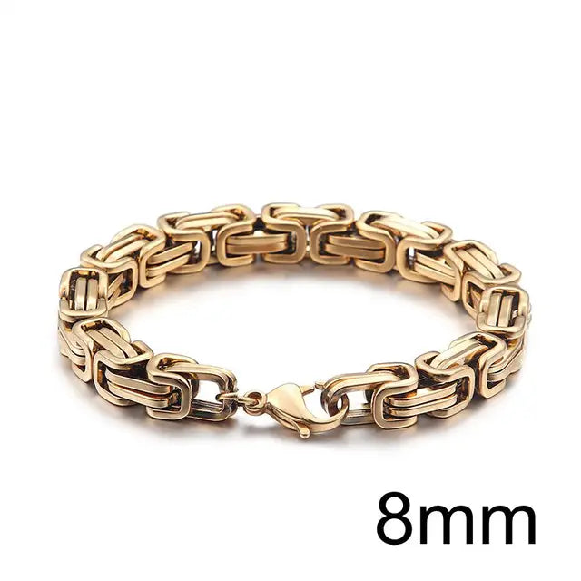 UrbanSteel armband in goud met luxueus Dubai Ketting design