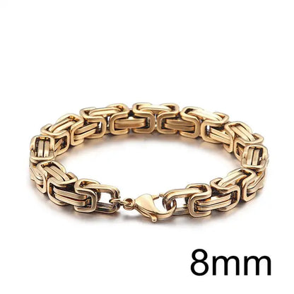 UrbanSteel armband in goud met luxueus Dubai Ketting design