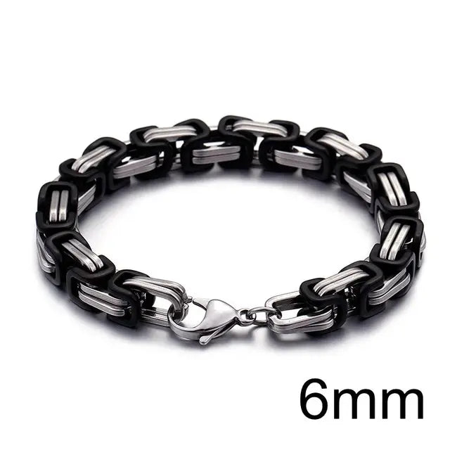 UrbanSteel armband in zilver met luxueus Dubai Ketting design