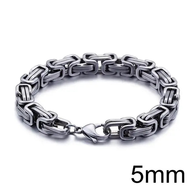 UrbanSteel armband in zilver met luxueus Dubai Ketting design