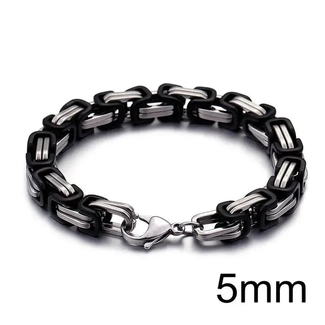UrbanSteel armband in zilver met luxueus Dubai Ketting design