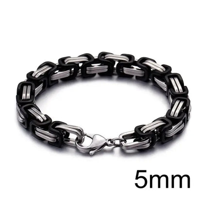 UrbanSteel armband in zilver met luxueus Dubai Ketting design