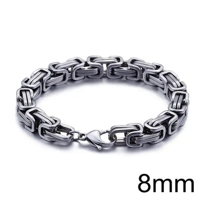 UrbanSteel armband in zilver met luxueus Dubai Ketting design