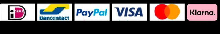 DEAL, BANCONTACT, PayPal, Klarna, Mastercard, Visa