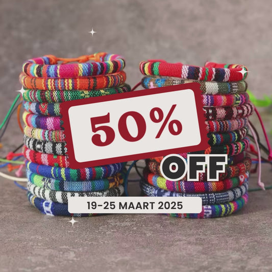 24-delige Boho Armbanden Set | Handgemaakte Kleurrijke Vriendschapsbandjes voor Mannen en Vrouwen